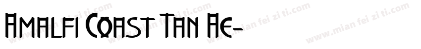 Amalfi Coast Tan Ae字体转换